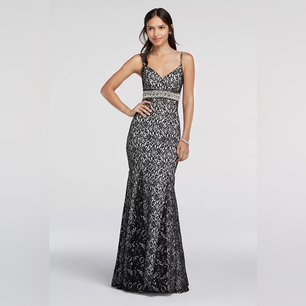 Sequin Hearts Lace Dress
